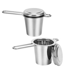 ที่กรองชาแบบพกพา สแตนเลสสตีล  รักษ์โลก พร้อมช้อนกรอง สำหรับคนรักชา - Product Image 1