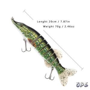 <span class=keywords><strong>Artificiale</strong></span> Pike Lure Bait Multi Snodato Esche 20 centimetri 66g Realistici Crankbaits <span class=keywords><strong>Pesca</strong></span> Wobblers Swimbait Esche Da <span class=keywords><strong>Pesca</strong></span> di <span class=keywords><strong>Mare</strong></span> - Product Image 3