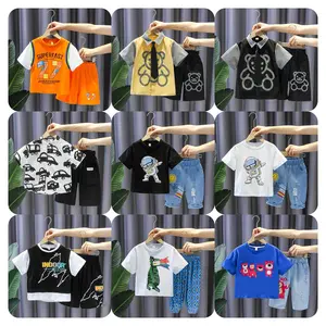 New Stylish Baby Clothes For Boy Organic Cotton Set Suit For Kids Summer Boys Outfits Shorts