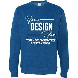 Sudaderas de cuello redondo de peso medio SS3000 unisex, sudaderas con capucha de impresión personalizadas-añade tu diseño - Product Image 1