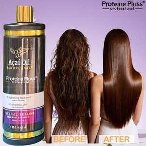 Traitement capillaire professionnel à la kératine : Crème hydratante et nourrissante <span class=keywords><strong>pour</strong></span> le lissage des cheveux - Product Image 4