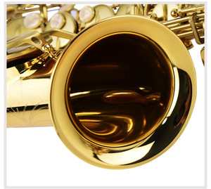 Atacado de fábrica personalizado design de ouro saxofone e-plana alto saxofone instrumento com escultura antiga - Product Image 4