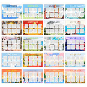 Diseño personalizado Park Site Holidays Travel Adventure Scratch Off Bucket <span class=keywords><strong>List</strong></span> Card Review para guía de viaje - Product Image 3