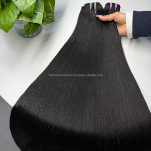 Raw Hair Bundles Straight Vietnamese Virgin Human Hair Double Drawn Supplier - Product Image 2