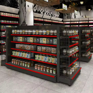 Estantería de exhibición de acero de doble cara Sanyang, góndolas modernas apilables para supermercados y tiendas de comestibles - Product Image 5