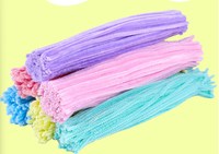 Kit de matériaux DIY pour tiges torsadées, série de couleurs macaron, tiges torsadées à motifs, kit de matériaux pour bouquets, couleurs bonbon