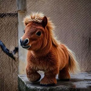 Nouveau jouet en peluche auto-mobile écologique pour chien jouets interactifs pour chiens et chats Style dessin animé poney électrique jouet de poupée en peluche - Product Image 6