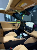 Untuk Lexus ES 300h 250 350 2018-2024 Peningkatan Lampu Ambient Panel Kristal Dinamis Aksesoris Lampu LED Interior Trim Pintu