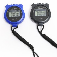 ABS Bahan desain Logo elektronik Digital Display tunggal Stopwatch siswa menjalankan kebugaran pelatihan pelatih wasit Timer
