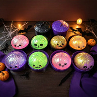 Jouets en caoutchouc anti-stress en forme de petits pains vapeur, saveur maltose, à thème Halloween, souples et moelleux, en boîte, disponibles