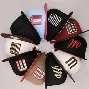 Casquette de baseball snapback en toile, broderie 3D originale de qualité 5A, logo lettre, style <span class=keywords><strong>sport</strong></span>, extérieur, mode hip-hop, vente en gros - Product Image 4