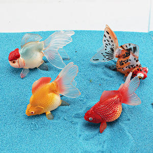 Çocuklar için 3D gerçekçi <span class=keywords><strong>Goldfish</strong></span> oyuncak okul öncesi eğitim hayvan biliş oyuncaklar deniz yaratık modeli rakamlar çocuklar için eğlenceli - Product Image 6