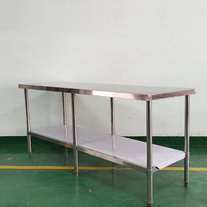 <span class=keywords><strong>Table</strong></span> <span class=keywords><strong>de</strong></span> travail <span class=keywords><strong>de</strong></span> transformation des aliments, en acier inoxydable, Portable, autoportant, pour cuisine commerciale, Restaurant, hôtel - Product Image 5
