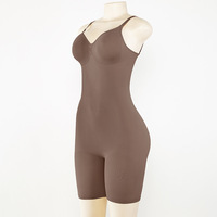 Combinaison gainante à angle plat, sans couture, en nylon, haute qualité, effet ventre plat, pour l'Europe et les États-Unis, vente directe usine