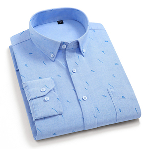 OEM / ODM Camisas-<span class=keywords><strong>juveniles</strong></span>-para-hombr Mejor calidad de los hombres de encargo 100% algodón de cuello alto Camisas de los hombres de la Oficina formal - Product Image 2
