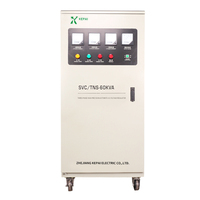 Stabilisateur de tension triphasé TNS 45KVA-100KVA 380V avec compteur analogique AVR pour machines médicales et industrielles lourdes