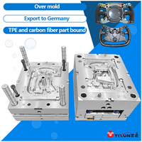 Poignée de Précision Moulée par Injection pour Volant de Simulation de Course, Accessoires de Volant en Fibre de Carbone, Moule d'Injection pour Volant