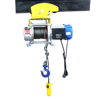 Mini treuil de levage électrique 1ton élingue de câble métallique de capacité de 1000kg nouveau moteur de treuil de Construction monophasé en acier à usage domestique