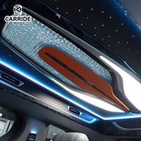 CARRDIE pour Conversion Starlight Headliner, sièges de capitaine haut de gamme, éclairage d'ambiance, kit carrosserie sport, intérieur exécutif en carbone