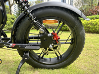 Vélo électrique Fatbike V8 V20 Pro EU/US Warehouse S8, pneus larges 20'' 4.0'', batterie lithium 48V 17.5Ah, cadre en alliage d'aluminium
