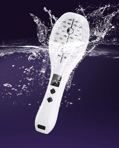 Ionic Hair Massage Brush Ultrasonic Mist Spray Purple <b>Light</b> Therapy Frizzy Hair Care Scalp Treatment Beauty Device Home Use - Product Image 2