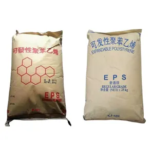 Pemasok Cina Harga Pabrik Kualitas Tinggi Manik-manik Putih Expandable Polistirena Styrofoam Granule Resin EPS Busa Bahan Baku