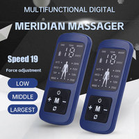 Masajeador de meridianos digital multifuncional, instrumento de fisioterapia merdiana de baja frecuencia, alivia el dolor físico y la fatiga