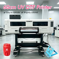 Nouvelle imprimante UV DTF économique de 60 cm avec 3 têtes d'impression Epson XP600 pour la création d'étiquettes et les projets de transfert DIY