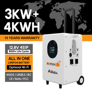 Centrale Électrique Portable 3KW en Stock UE, Batterie LiFePO4 4KWH Intégrée, Cellule de Qualité A à Onde Sinusoïdale Pure, Générateur Solaire de Secours Domestique - Product Image 2