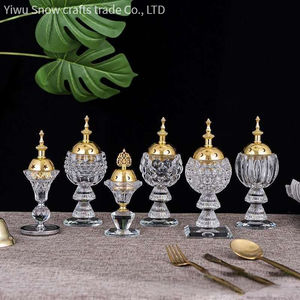 Brûleur d'encens en cristal direct fabricants four à charbon brûlant encens pilule porter encens style exotique - Product Image 1