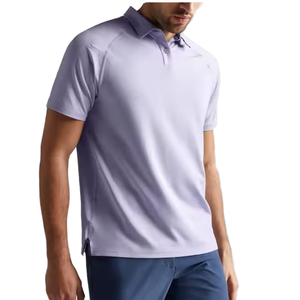 Polo de manga corta con corte ajustado para hombre, con aberturas laterales, camisa deportiva informal para golf, cómoda, transpirable, de primera calidad - Product Image 1