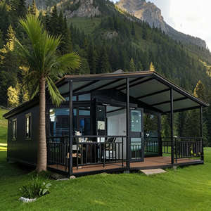 Maisonnette personnalisable de haute qualité, conteneur extensible, <span class=keywords><strong>maison</strong></span> mobile, plafonds hauts, préfabriquée, modulaire, remorque, école, salon - Product Image 2