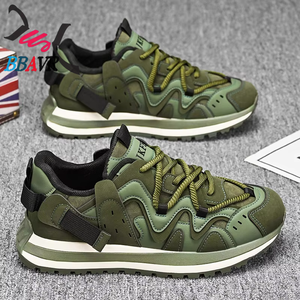 Zapatillas Deportivas Transpirables de Moda para Hombre, Estilo Skate, Casuales, con Suela Antideslizante, Impermeables, con Cordones y Diseño de Goma - Product Image 4