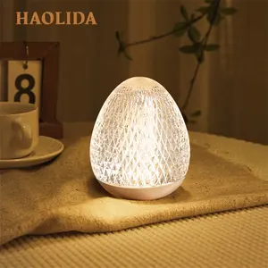 HLD Decorative Energy Save Table Lamp Led 3 Level Dimming Dc 5v 4w Side Table Lamp For Home Restaurant Hotel