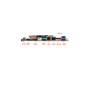 เมนบอร์ดอุตสาหกรรม Inter Smart QM8900H ปี 2026 พร้อมพัดลม ชิปเซ็ต <span class=keywords><strong>HM470</strong></span> รองรับ 4K Dual HDMI Comet Lake I5 I7 I9 PCIE X16 สำหรับ HCI - Product Image 6