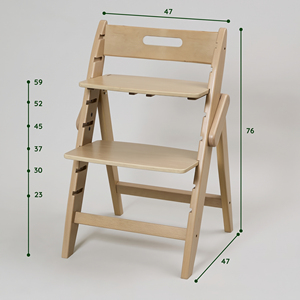Chaise haute <span class=keywords><strong>en</strong></span> bois Montessori pour la maternelle, hauteur réglable pour bébés et tout-petits, siège de repas sécurisé pour la garderie, l'école maternelle et la crèche - Product Image 2