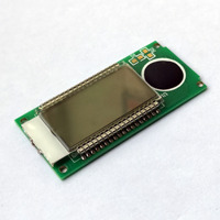 Módulos LCD TN Personalizados, Pantalla de Código de Segmentos, Pantalla LCD de Alta Gama de 1.0 Pulgadas, Montaje SMD/SMT, Texto Gris Negro, Fabricante MJ1052