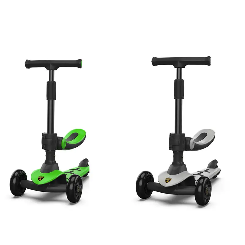 Scooter elétrica dobrável para crianças, scooter de 3 rodas, brinquedo para crianças, scooter ao ar livre, popularidade imperdível