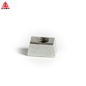 Leite Square Nut M6 Zinc Plated Metric 8mm Height CNC Machined for General Industry - Product Image 1