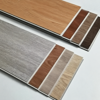 Planchers en vinyle SPC imitation bois de noyer et de chêne moderne, 4 mm, noyau rigide, système de clic, planches de sol pour intérieur, maison, hôtel