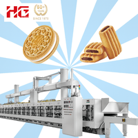 Ligne de production industrielle de biscuits entièrement automatique, machine à fabriquer des biscuits, solution clé en main pour usine alimentaire complète
