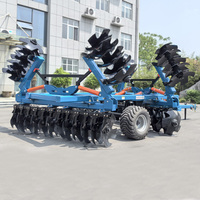 810-6.2 piringan Harrow lipat ekstra berat, peralatan pertanian mesin pertanian cakram penggaruk traktor