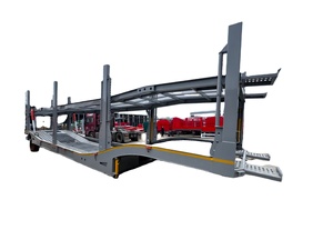 2025 Chine fournisseur en acier Suspension pneumatique voiture transporteur remorque 2/3 essieux Double pont pour 7 6/7/8 voitures Semi remorque vente Europe - Product Image 3