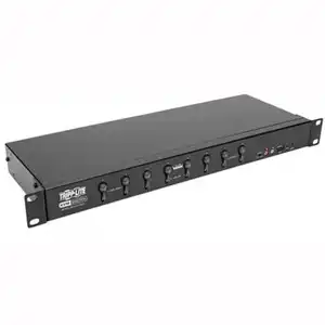 New and Original Tripp Lite B024-DUA8-SL 8-Port KVM Switch DVI/USB w Audio & Peripheral Sharing 1U 1080p Good Price