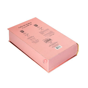 Caja Magnética con Forma <span class=keywords><strong>de</strong></span> <span class=keywords><strong>Libro</strong></span> y Logotipo Impreso en Dorado, Caja <span class=keywords><strong>de</strong></span> Embalaje <span class=keywords><strong>de</strong></span> Perfume <span class=keywords><strong>de</strong></span> Cartón Rosa Metálico con Inserto <span class=keywords><strong>de</strong></span> PET - Product Image 3