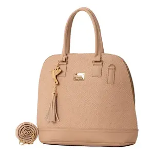 Fana Ayla Linda M3780 Trousse de maquillage de taille moyenne avec fermeture éclair, étui de rangement pour maquillage, style élégant, en microfibre et cuir synthétique - Product Image 1