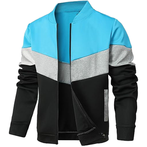 Custom Best-selling Fashionable Long Casual Summer Men's Woven Silk <b>Running</b> Hooded <b>Jacket</b> Zipper Printing Waterproof Quick Dry - Product Image 2