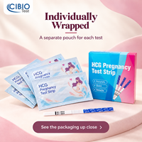 Bandelette de test de grossesse HCG, kit de test urinaire, détection précoce, santé des femmes, dépistage à domicile