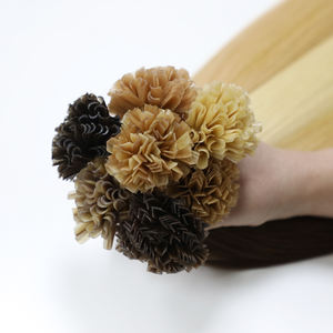 아이팁 헤어 익스텐션 인모 천연 헤어 익스텐션 케라틴 캡슐 오리지널 팁 인모 케라틴 캡슐 곱슬머리 - Product Image 3