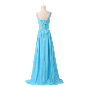 थोक कस्टम सुरुचिपूर्ण मत्स्यांगना दुल्हन दुल्हन पोशाक के साथ चिफॉन स्लीवलेस v-गर्दन और रूफल्स सजावट के साथ - Product Image 6